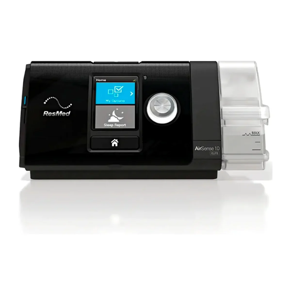 Painel frontal do CPAP AirSense 10 Elite ResMed