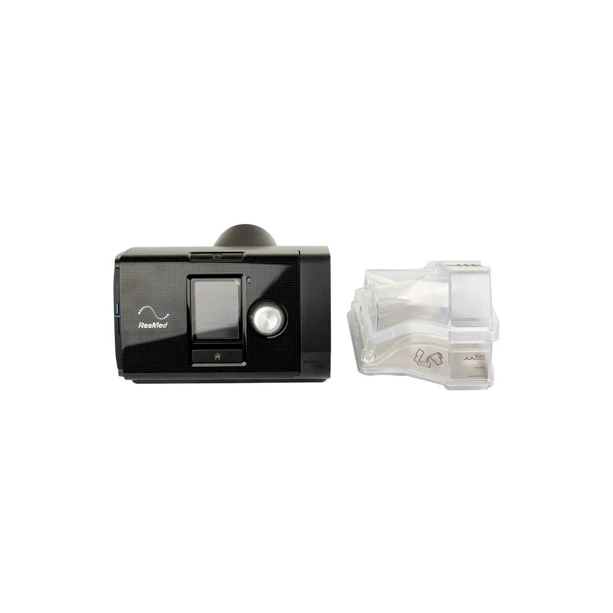 AirSense 10 Elite ResMed com câmara de água HumidAir removida