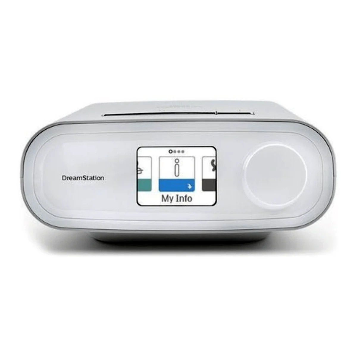 Painel frontal do DreamStation Auto CPAP Philips Respironics